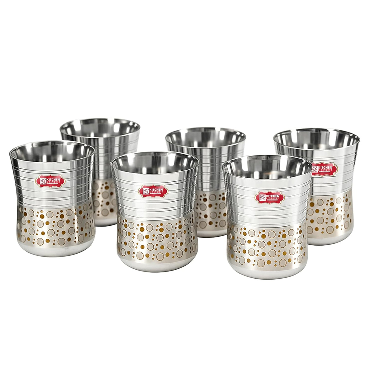Steel Glass - 6pc ( 300ml )