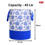 45L Foldable Laundry Basket | with Lid & Handles
