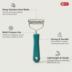 Vegetable Peeler with Stainless Steel Sharp Blades & Julienne Cutter