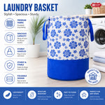 45L Foldable Laundry Basket | with Lid & Handles