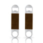 Leather Bottle Opener - 2pc