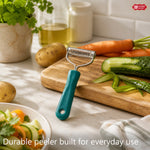 Vegetable Peeler with Stainless Steel Sharp Blades & Julienne Cutter