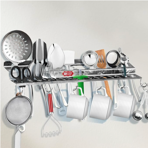Steel Wall Mounted Cutlery Stand